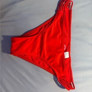 Hollister Bright Red Bikini Bottom